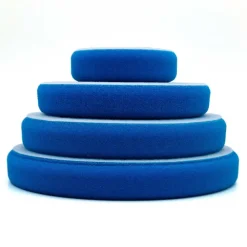 Coarse foam polishing pads for rotary polishers