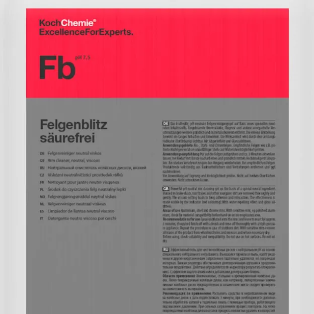 Felgenblitz säurefrei - Nettoyant pour jantes neutre visqueux