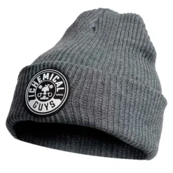 Full Ribbed Beanie Gray