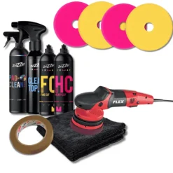 kit polissage FLEX orbitale à entrainement forcé XCE 10-8 125