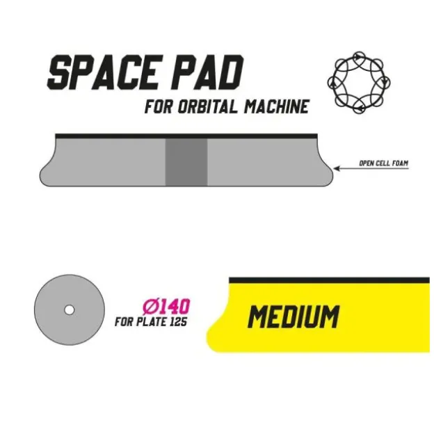 Space Pad Yellow - Medium