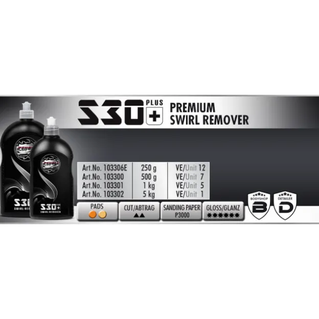 S30+ Premium Swirl Remover 500g
