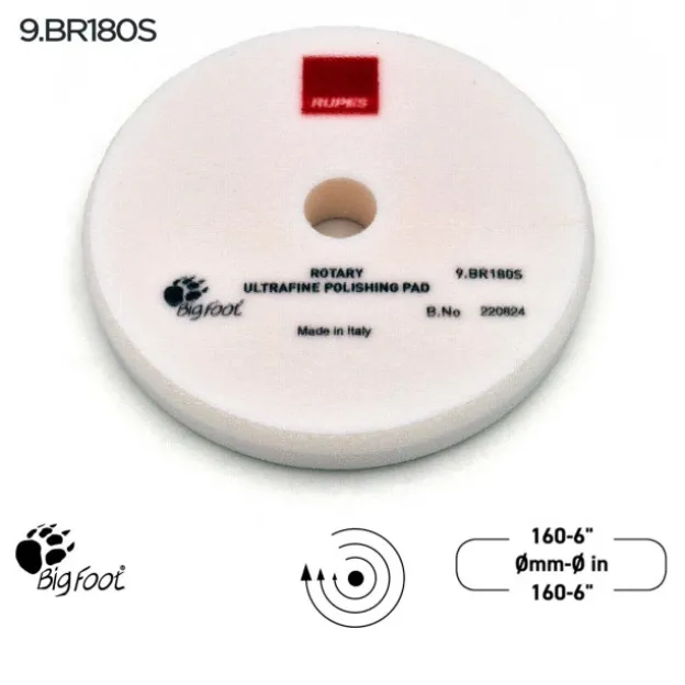 UltraFine polishing foam pads for rotary