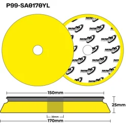 Yellow Sandwich Pad Finishing